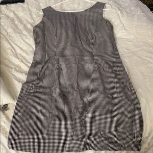 Gingham A-line dress